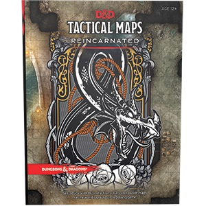 D&D Tactical Maps Reincarnated by Wizards of the Coast, detailed game map sheets for tabletop role-playing adventures.