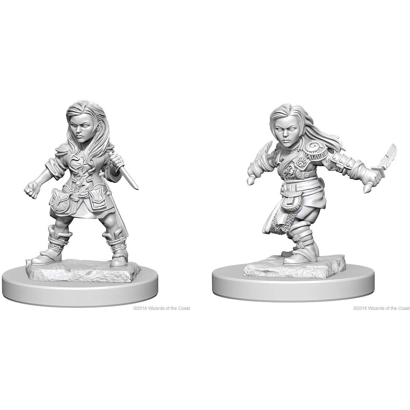 D&D Nolzur's Marvelous Unpainted Miniatures: Halfling Female Rogue