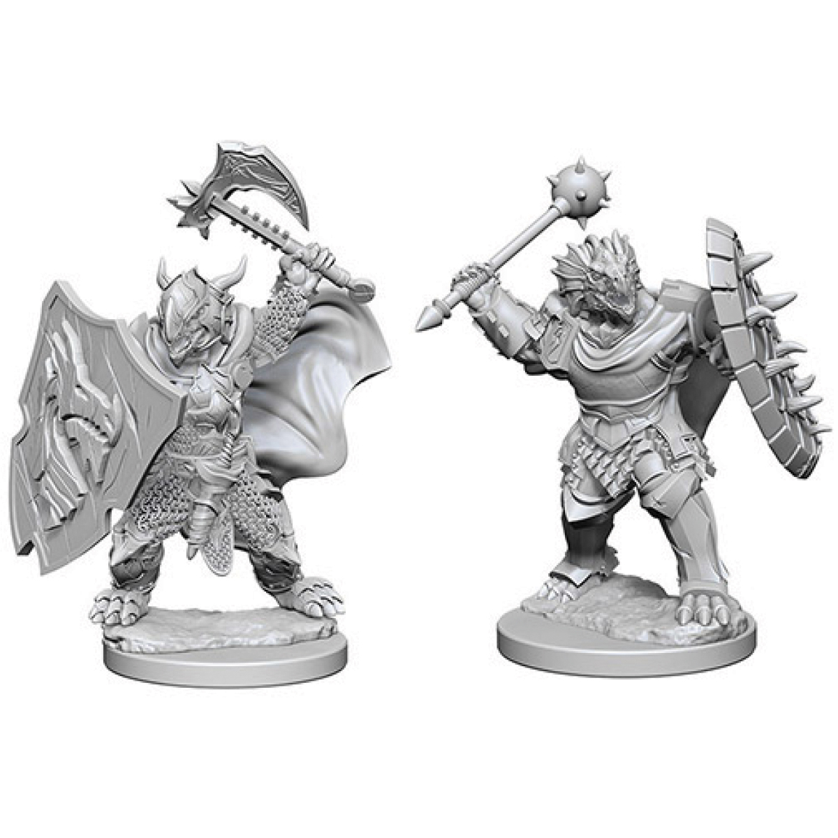 D&D Nolzur's Marvelous Unpainted Miniatures: Dragonborn Male Paladin 2 figures