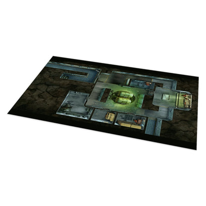 Vault-themed map pack for Fallout: The Roleplaying Game by Modiphius, featuring detailed vault layouts for gameplay.