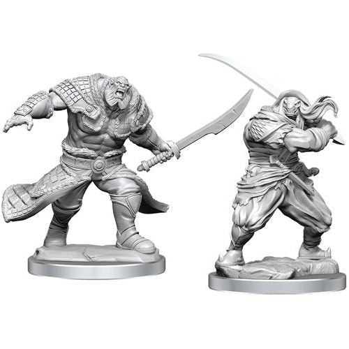 MTG: Unpainted Miniatures - W04 Zurgo Helmsmasher & Unyielding Krumar