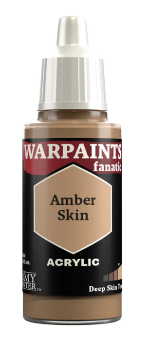 THE ARMY PAINTER: WARPAINTS FANATIC: ACRYLIC: AMBER SKIN (18ml)