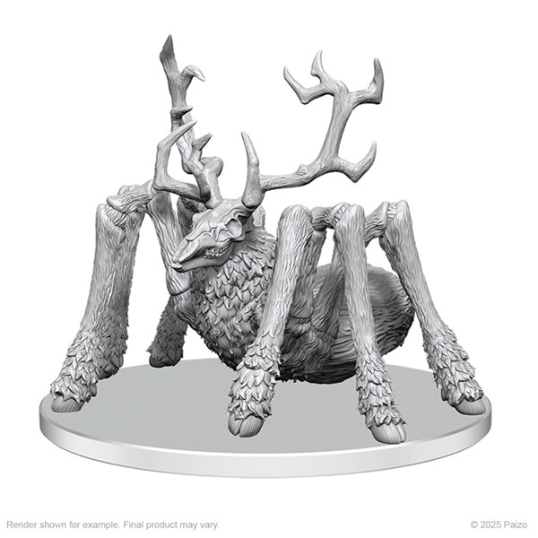 Unpainted W27 Suvarden miniature from Pathfinder: Deepcuts collection by Wizkids, showing detailed fantasy character figure.
