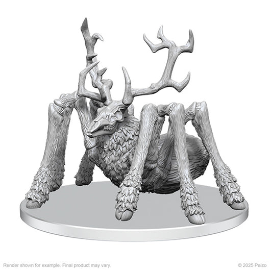 Unpainted W27 Suvarden miniature from Pathfinder: Deepcuts collection by Wizkids, showing detailed fantasy character figure.