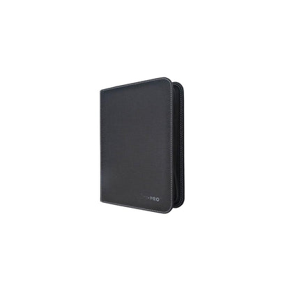Ultra Pro 4-Pocket Toploader Zippered Premium Binder with clear pockets for storing collectible cards or trading cards.