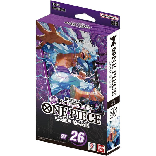 One Piece: STARTER DECK - PURPLE Monkey.D.Luffy [ST-26] - TCB Games & Collectibles
