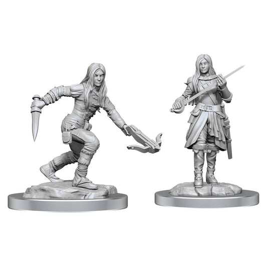 D&D: Nolzur's Marvelous Unpainted Miniatures - W14 Female Half-Elf Rogue