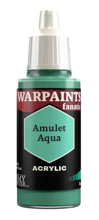 THE ARMY PAINTER: WARPAINTS FANATIC: ACRYLIC: AMULET AQUA (18ml)