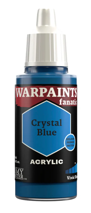 THE ARMY PAINTER: WARPAINTS FANATIC: ACRYLIC: CRYSTAL BLUE (18ml)