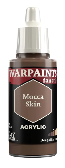 THE ARMY PAINTER: WARPAINTS FANATIC: ACRYLIC: MOCCA SKIN (18ml)