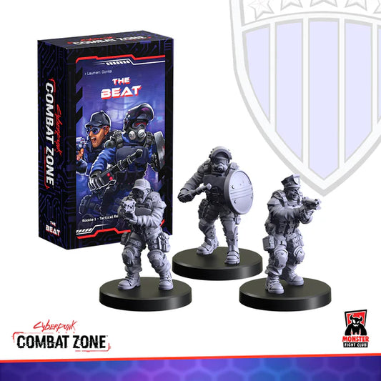 Monster Fight Club Combat Zone: The Beat Lawmen Gonks action figure with detailed costume and expressive face, standing in a dynamic pose.