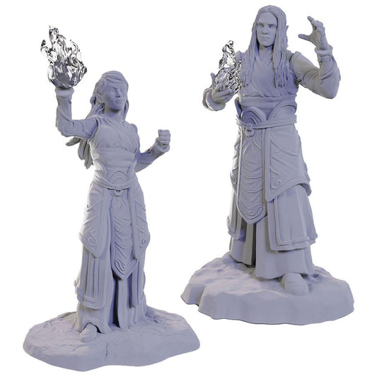 D&D: Nolzur's Marvelous Unpainted Miniatures - W22 Elf Wizards