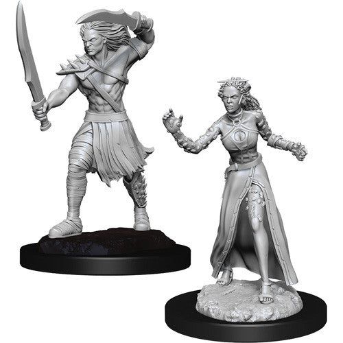 MTG: Unpainted Miniatures - W01 Vampire Lacerator & Vampire Hexmage