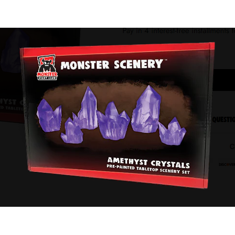 Monster Scenery: Amethyst Crystals