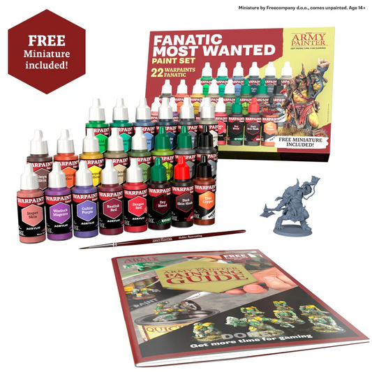 WARPAINTS FANATIC: MOST WANTED PAINT SET - TCB Games & Collectibles