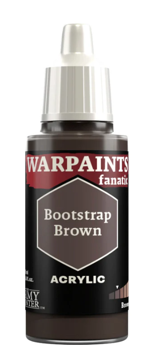 THE ARMY PAINTER: WARPAINTS FANATIC: ACRYLIC: BOOTSTRAP BROWN (18ml)