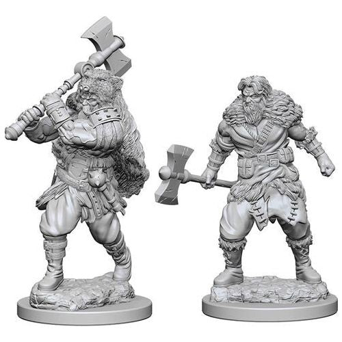 D&D: Nolzur's Marvelous Unpainted Miniatures - W01 Human Male Barbarian