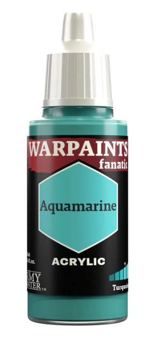 THE ARMY PAINTER: WARPAINTS FANATIC: ACRYLIC: AQUAMARINE (18ml)