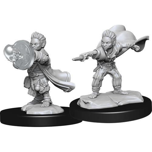 Pathfinder: Deepcuts Unpainted Miniatures - W14 Halfling Male Wizard