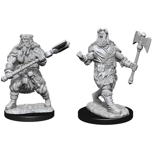 D&D: Nolzur's Marvelous Unpainted Miniatures - W14 Human Male Barbarian