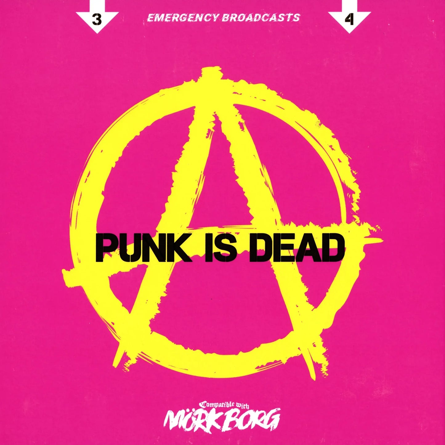 Punk is Dead: Band Manager Screen RPG book by Studio 2 Publishing featuring cover art with punk band imagery.