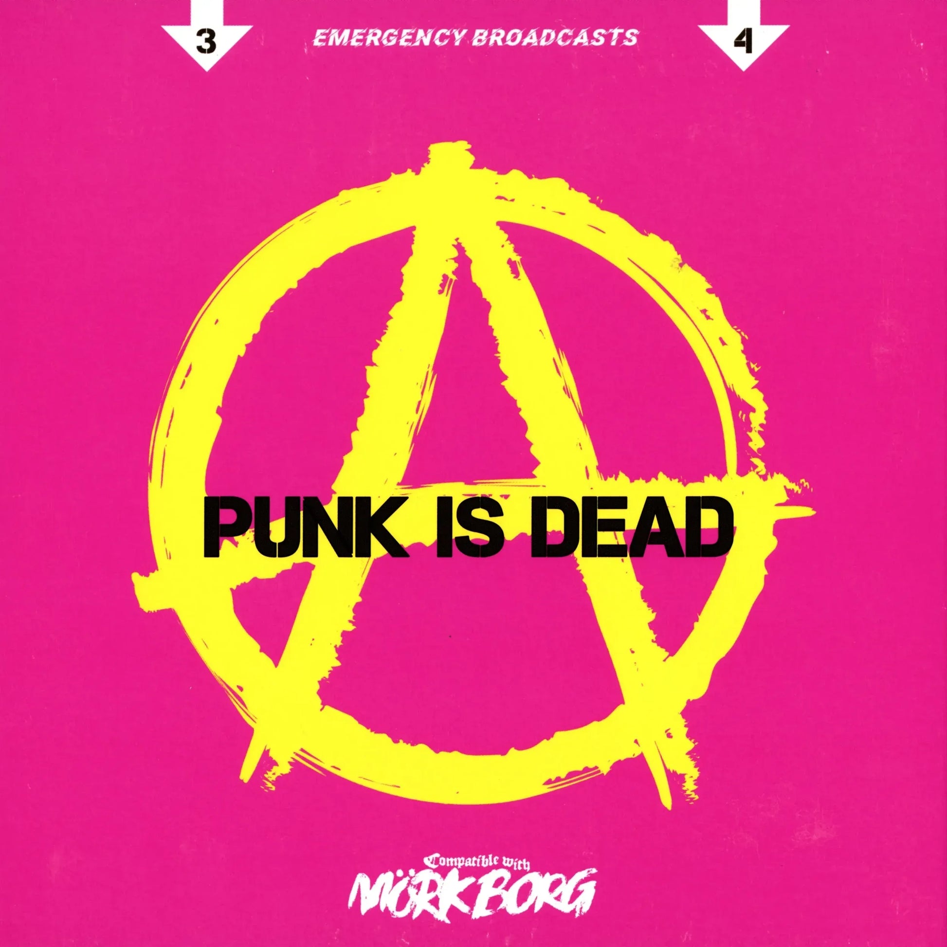 Punk is Dead: Band Manager Screen RPG book by Studio 2 Publishing featuring cover art with punk band imagery.