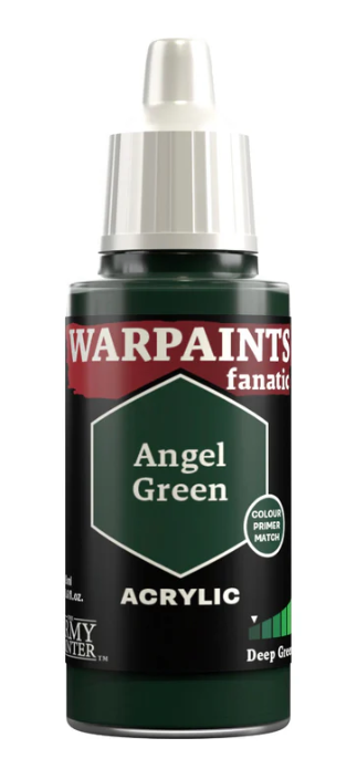 THE ARMY PAINTER: WARPAINTS FANATIC: ACRYLIC: ANGEL GREEN (18ml)