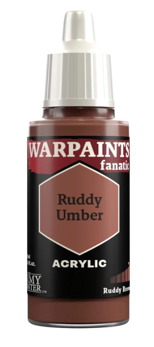 THE ARMY PAINTER: WARPAINTS FANATIC: ACRYLIC: RUDDY UMBER (18ml)