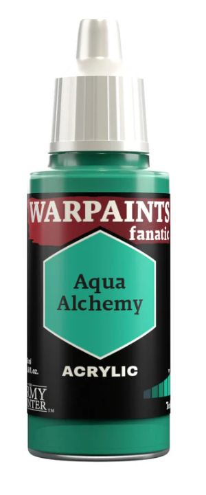 THE ARMY PAINTER: WARPAINTS FANATIC: ACRYLIC: AQUA ALCHEMY (18ml)