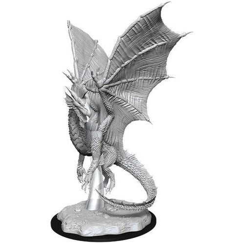 D&D: Nolzur's Marvelous Unpainted Miniatures - W11 Young Silver Dragon - TCB Games & Collectibles