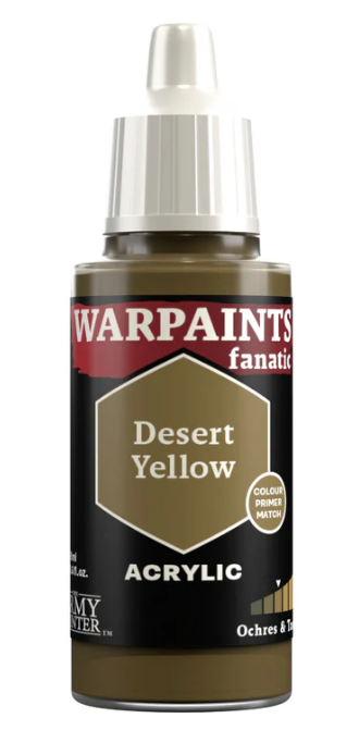 THE ARMY PAINTER: WARPAINTS FANATIC: ACRYLIC: DESERT YELLOW (18ml)