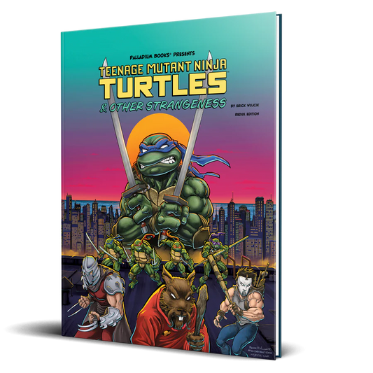 Teenage Mutant Ninja Turtles & Other Strangeness Redux Edition RPG book by Studio 2 Publishing, featuring colorful cover art and characters.