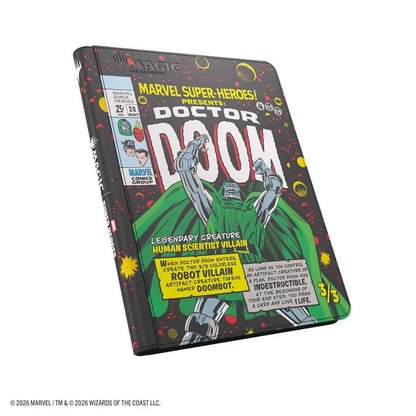 MTG: Marvel Super Heroes - 18 Pocket Zip-up Album (Doctor Doom & Spider-Man)