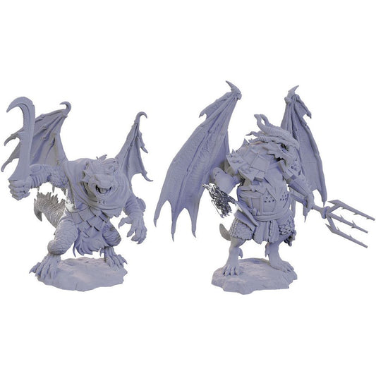 D&D: Nolzur's Marvelous Unpainted Miniatures - W22 Draconian Mage & Foot Soldier - TCB Games & Collectibles