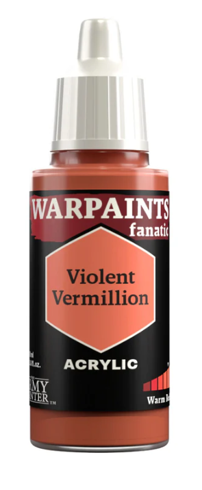 THE ARMY PAINTER: WARPAINTS FANATIC: ACRYLIC: VIOLENT VERMILION (18ml)