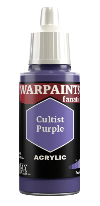 THE ARMY PAINTER: WARPAINTS FANATIC: ACRYLIC: CULTIST PURPLE (18ml)