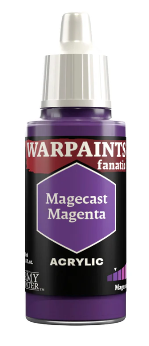 THE ARMY PAINTER: WARPAINTS FANATIC: ACRYLIC: MAGECAST MAGENTA (18ml)