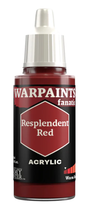 THE ARMY PAINTER: WARPAINTS FANATIC: ACRYLIC: RESPLENDENT RED (18ml)