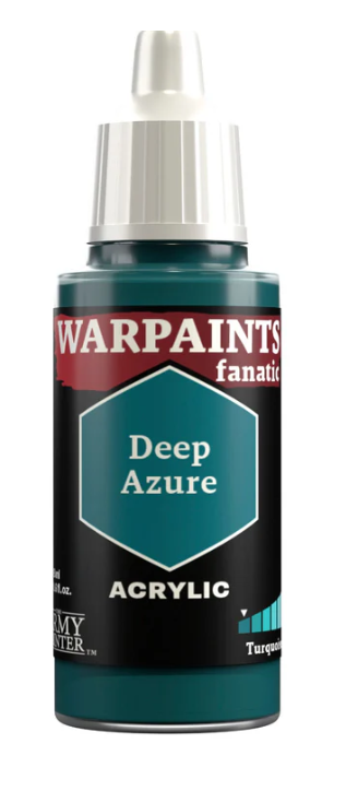 THE ARMY PAINTER: WARPAINTS FANATIC: ACRYLIC: DEEP AZURE (18ml)