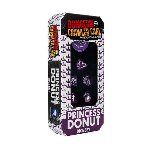 Dungeon Crawler Carl RPG: Princess Donut Dice Set PRE-ORDER