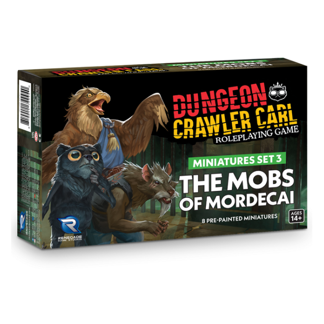 Dungeon Crawler Carl RPG: Mobs of Mordecai Minis Set 3 PRE-ORDER