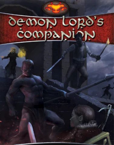 Shadow of the Demon Lord Demon Lord's Companion RPG book by Studio 2 Publishing, featuring dark fantasy artwork on the cover.