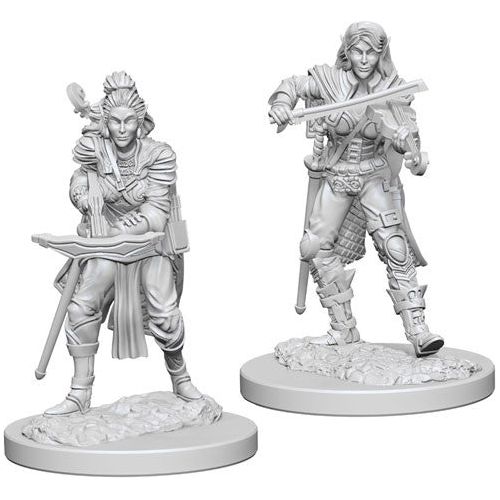 Pathfinder: Deepcuts Unpainted Miniatures - W04 Elf Female Bard