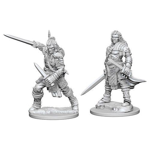 Pathfinder: Deepcuts Unpainted Miniatures - W01 Male Human Fighter