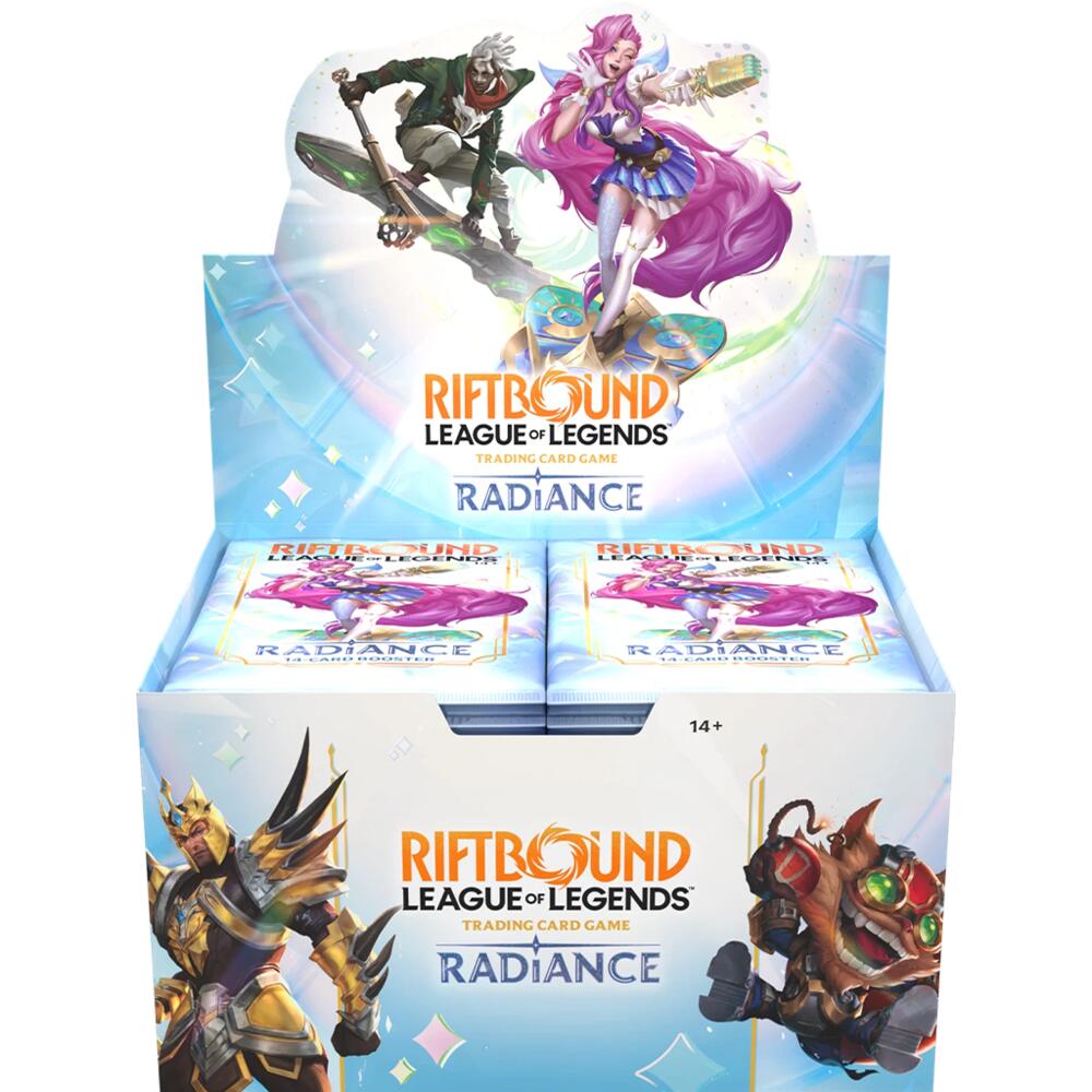 Riftbound TCG: Set 5 Radiance Full Box (Ships insured no later than 10/23/2026)