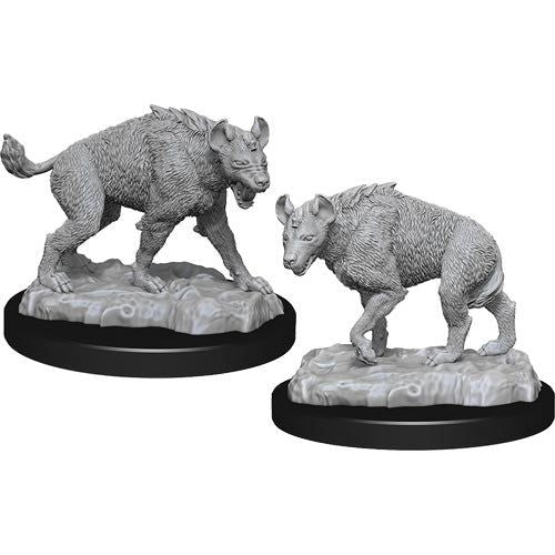 D&D: Wizkids Deep Cuts Unpainted Miniatures - W14 Hyenas