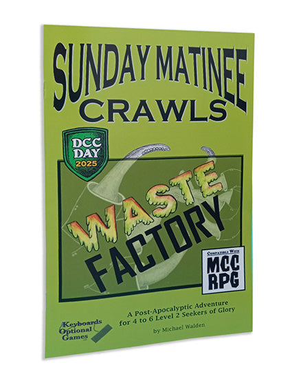 Sunday Matinee Crawls DCC Day RPG book by Goodman Games, featuring colorful cover art with fantasy-themed illustrations.