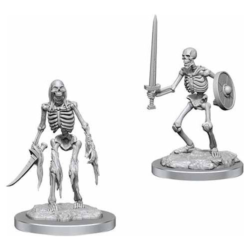 D&D: Wizkids Deep Cuts Unpainted Miniatures - W18 Skeletons - TCB Games & Collectibles