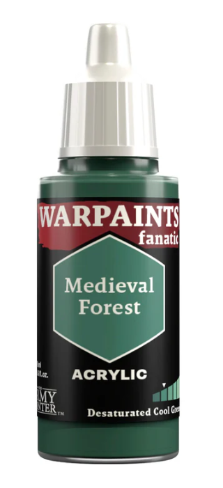 THE ARMY PAINTER: WARPAINTS FANATIC: ACRYLIC: MEDIEVAL FOREST (18ml)