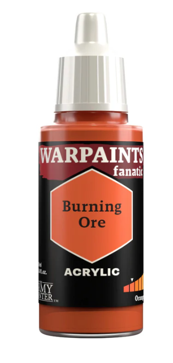 THE ARMY PAINTER: WARPAINTS FANATIC: ACRYLIC: BURNING ORE (18ml)